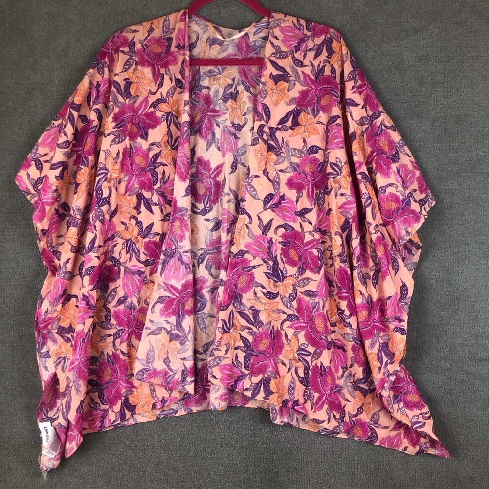 Old navy floral swim cover up size XS-L